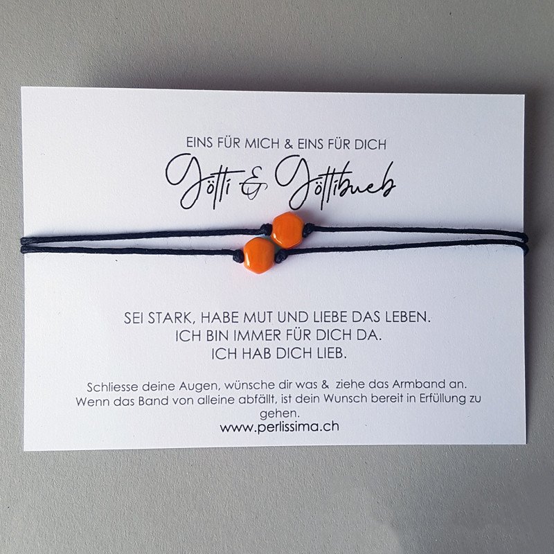 Glücksarmband- Set HEXAGON verschiedene Varianten