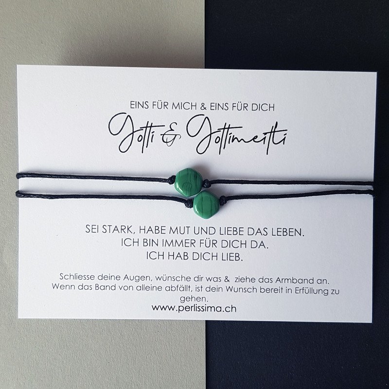 Glücksarmband- Set HEXAGON verschiedene Varianten