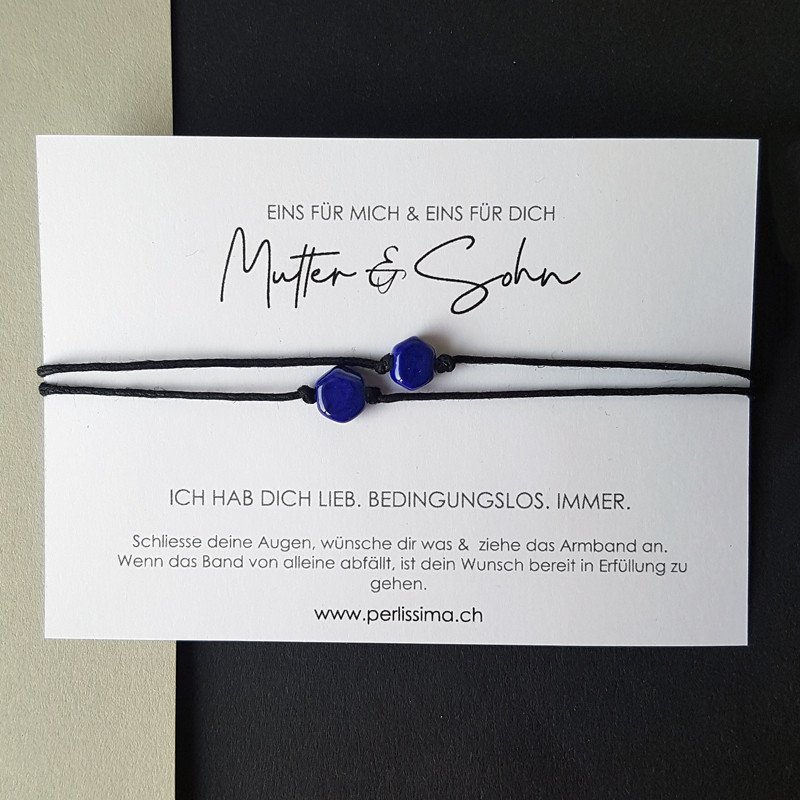 Glücksarmband- Set HEXAGON verschiedene Varianten