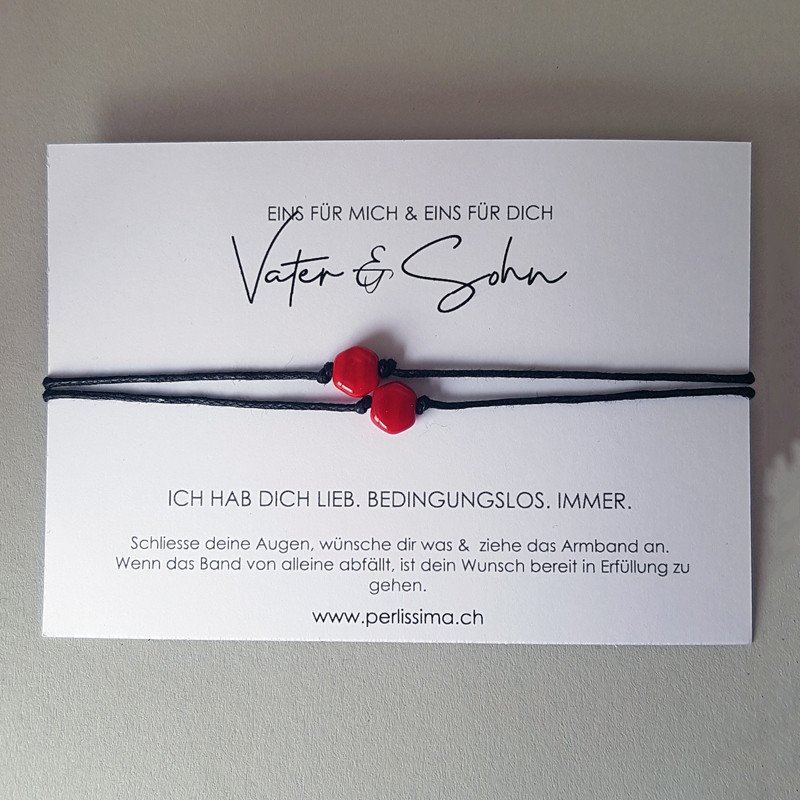 Glücksarmband- Set HEXAGON verschiedene Varianten