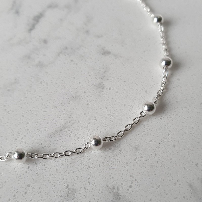 MILA- Fusskettchen 925 Silber vergoldet oder 925 Silber