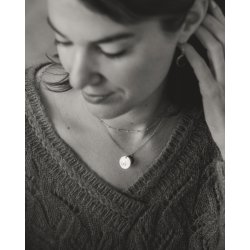 MILA - Personalisierbare Plättchenkette 925 Silber vergoldet