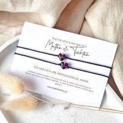Mutter-Tochter-Armband – Handgefertigtes Schmuckset aus der Schweiz