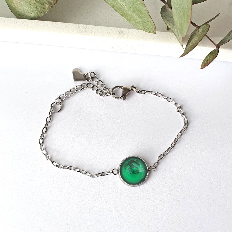 KAYA Cabochon- Armband Edelstahl