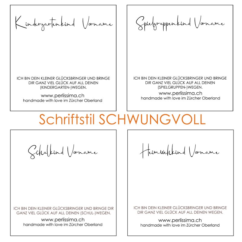 Kreis- Glücksarmband – Ein Stück Mami/Gotti für Schulstart & mehr