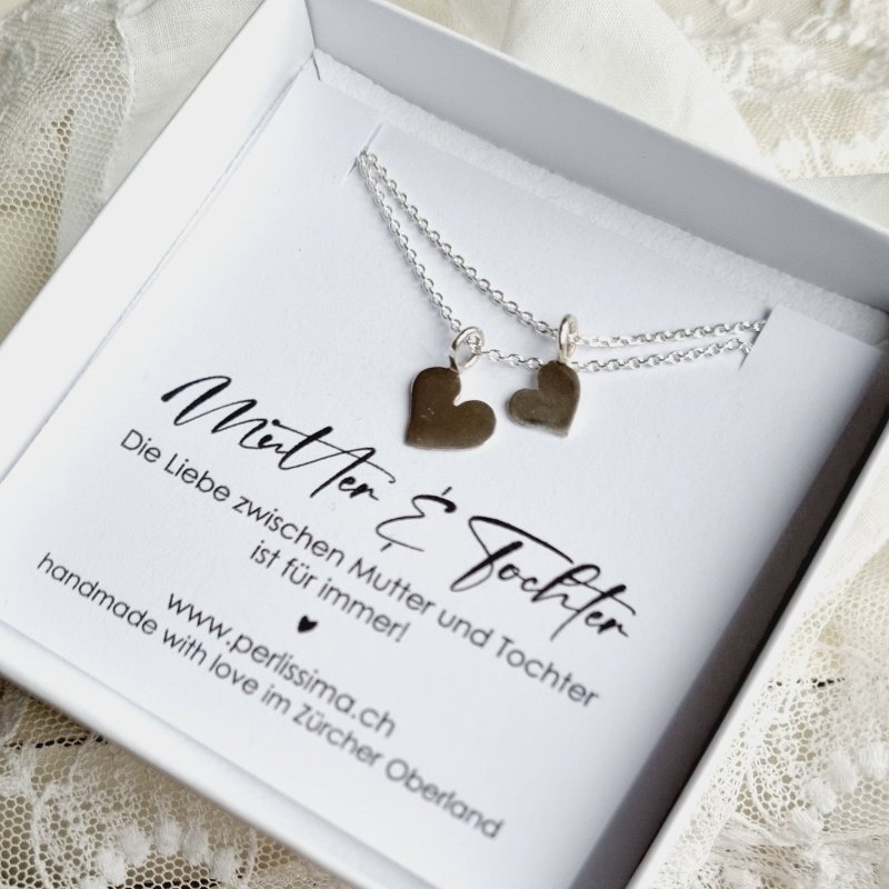 CUORE - Halsketten SET aus 925 Silber