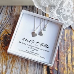 CUORE - Halsketten TRIO aus 925 Silber