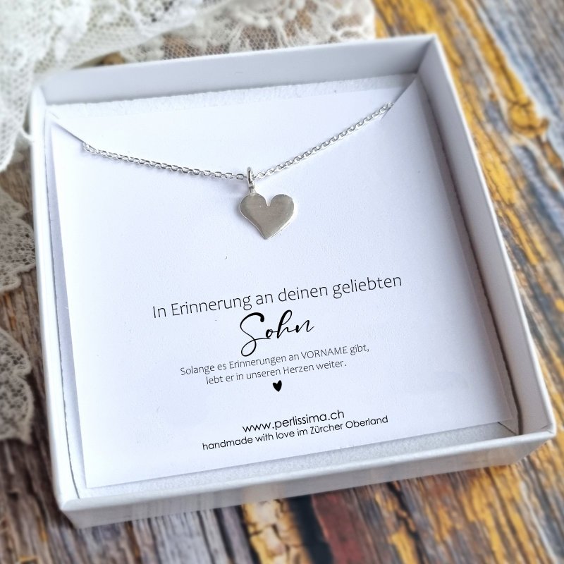CUORE In Memoria - Halskette aus 925 Silber
