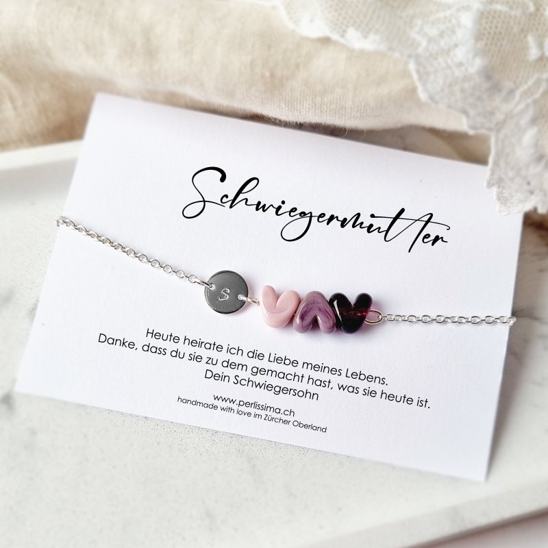 Glücksarmband HOCHZEIT 925 Silber