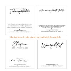 Glücksarmband HOCHZEIT 925 Silber vergoldet