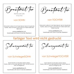 Glücksarmband HOCHZEIT 925 Silber vergoldet