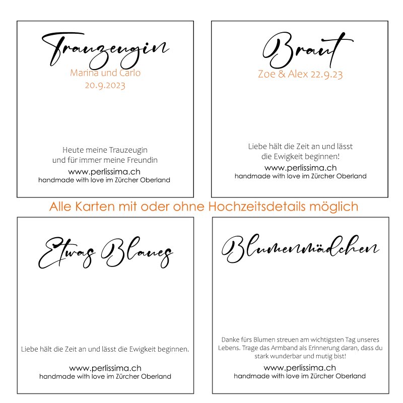 Glücksarmband HOCHZEIT 925 Silber vergoldet