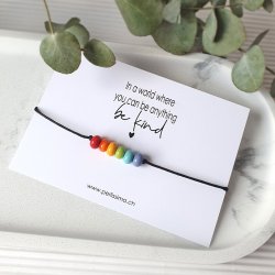 Rainbow- Armband