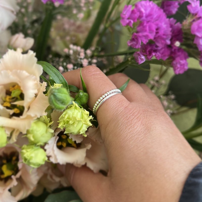 Handgeschmiedete Fingerringe aus 925 Silber – 3 Varianten für jeden Stil