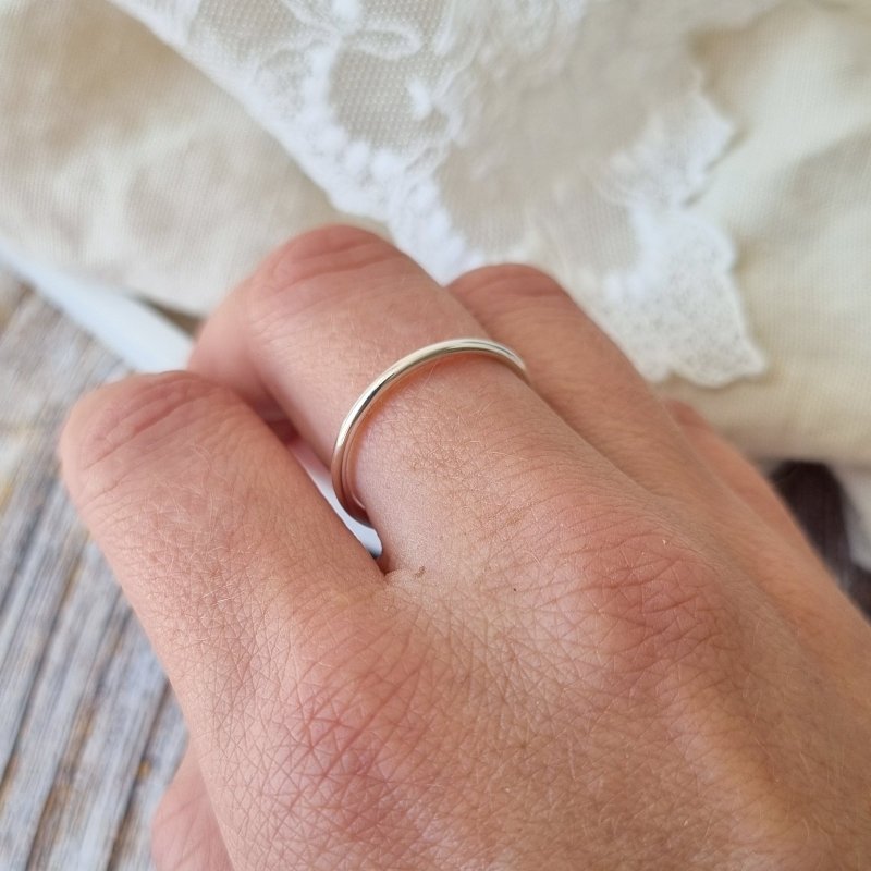 Handgeschmiedete Fingerringe aus 925 Silber – 3 Varianten für jeden Stil