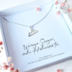 BERG-Kette aus 925 Silber – handgeschmiedet in der Schweiz