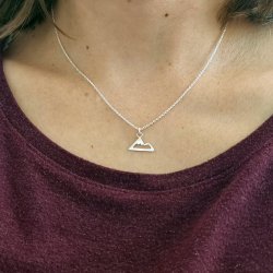 BERG-Kette aus 925 Silber – handgeschmiedet in der Schweiz