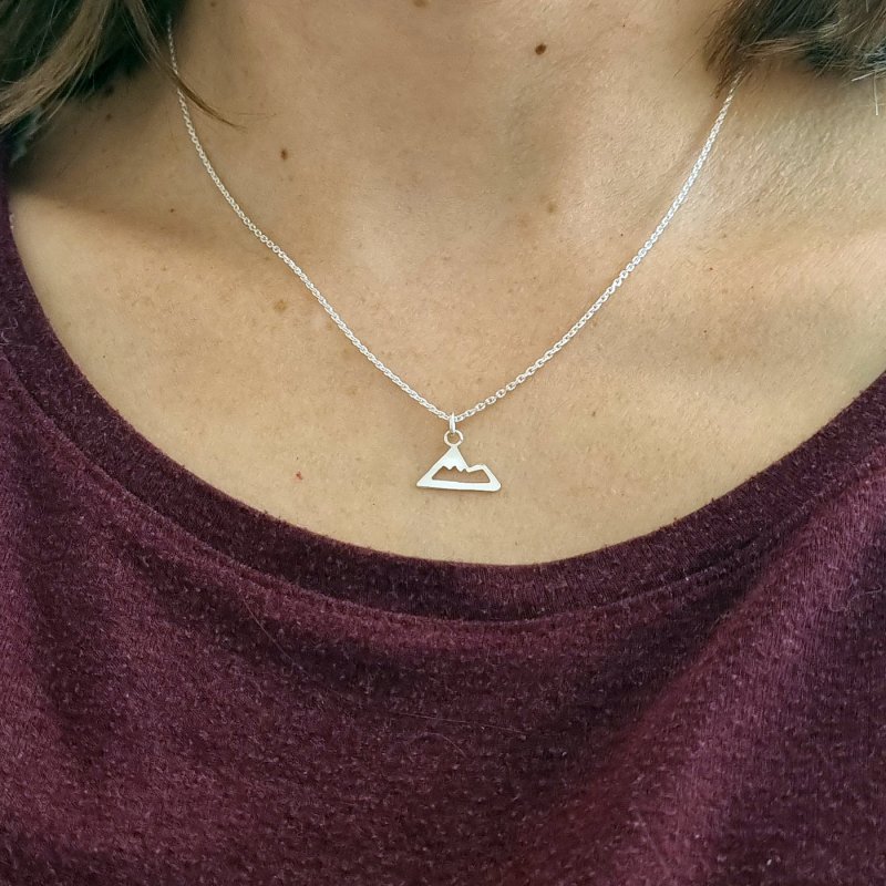 BERG-Kette aus 925 Silber – handgeschmiedet in der Schweiz
