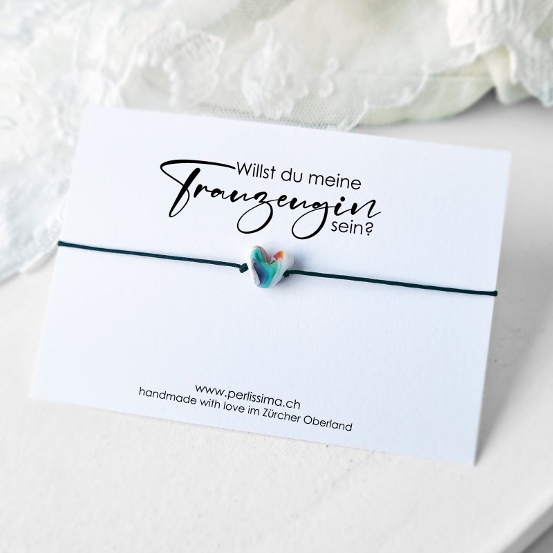 Glücksarmband Hochzeit POP THE QUESTION - verschiedene Varianten
