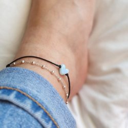 Fusskettchen HERZ - MAXI