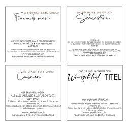 Glücksarmband- Set- verschiedene Kartenvarianten - LIMITED EDITION