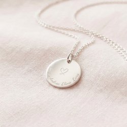 Personalisierte Silberkette mit Name – Herz oder Stern | LINA Perlissima