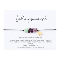 Glücksarmband mit Gravur – handgemacht Schweiz