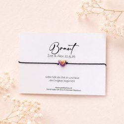 Glücksarmband Hochzeit | Handgemacht Schweiz